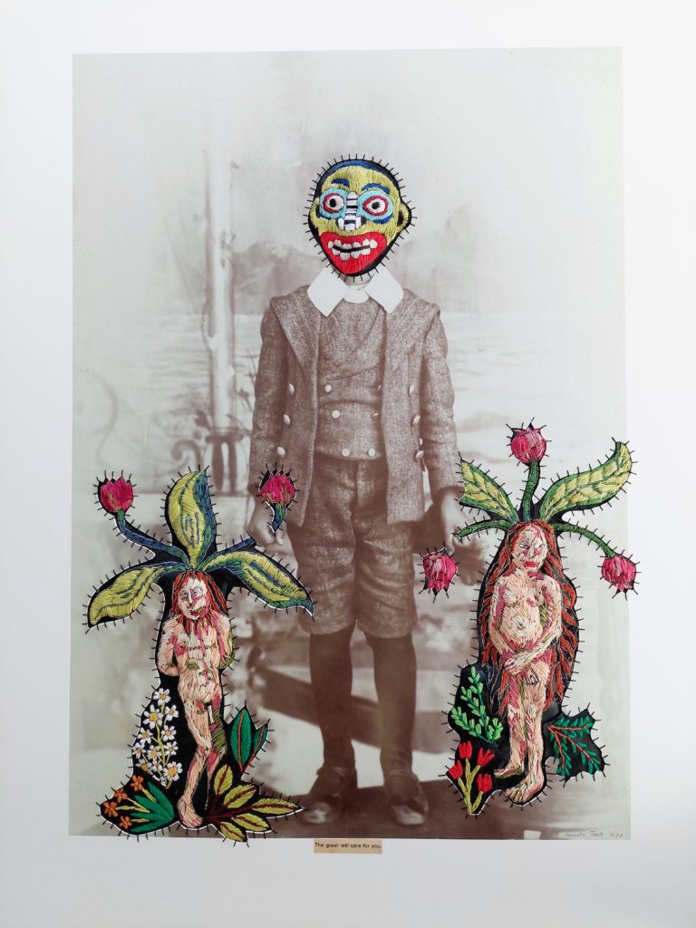 Hannalie Taute South African artist mixed media artwork