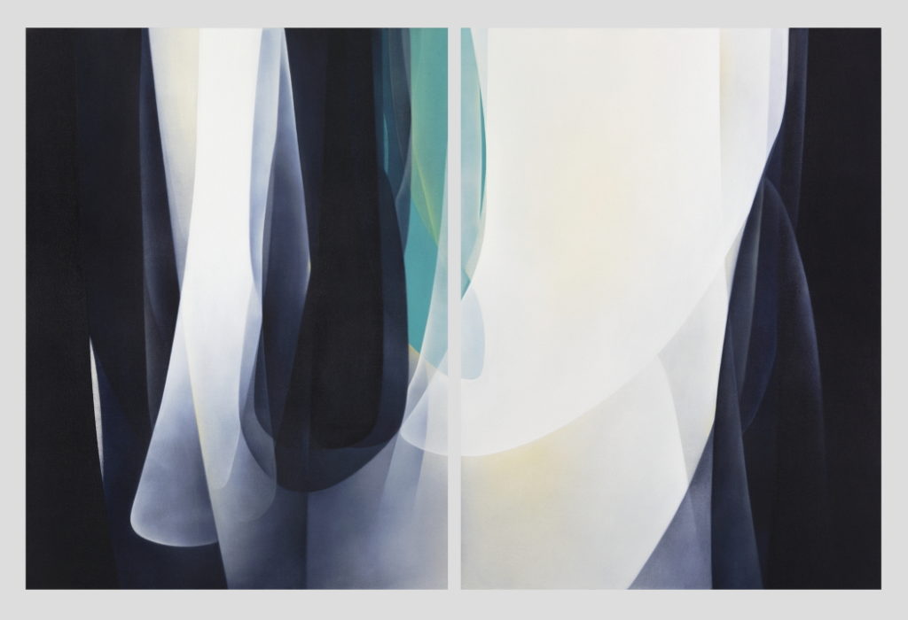 Ekholm Interval II acrylic on canvas 120x180cm diptych 2024 e - Interval II (Diptych) - Agneta Ekholm .M Contemporary