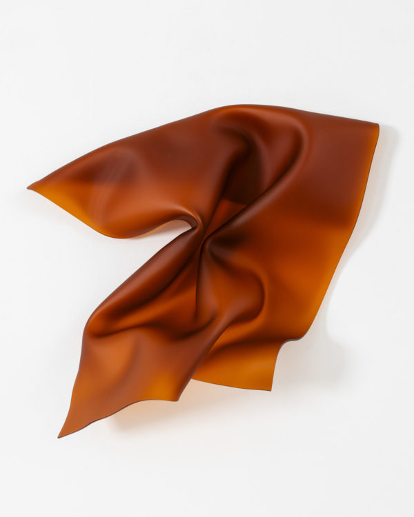 Abstract Fetish Satin Amber Fold