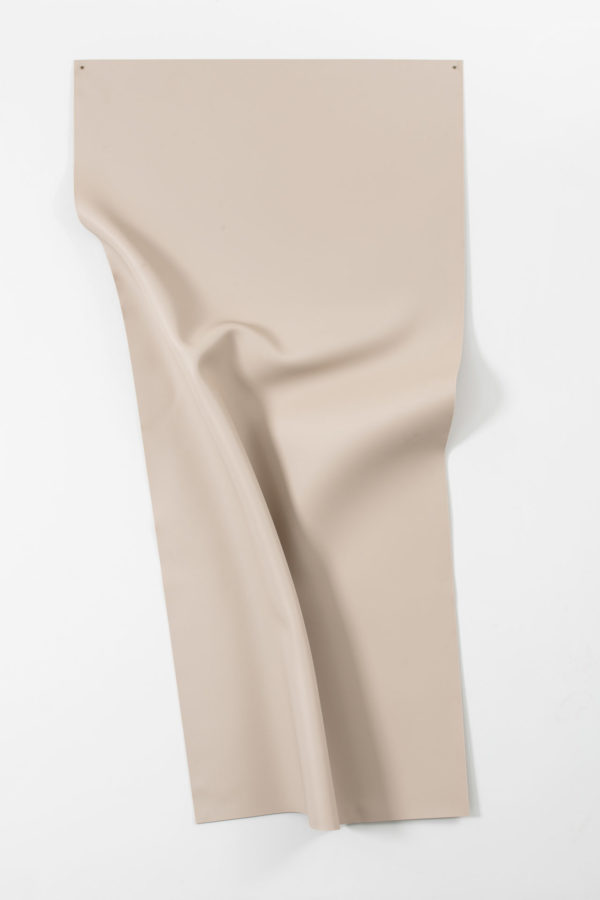Abstract Fetish Oversized Vertical Natural Desert Beige Vertical Fold