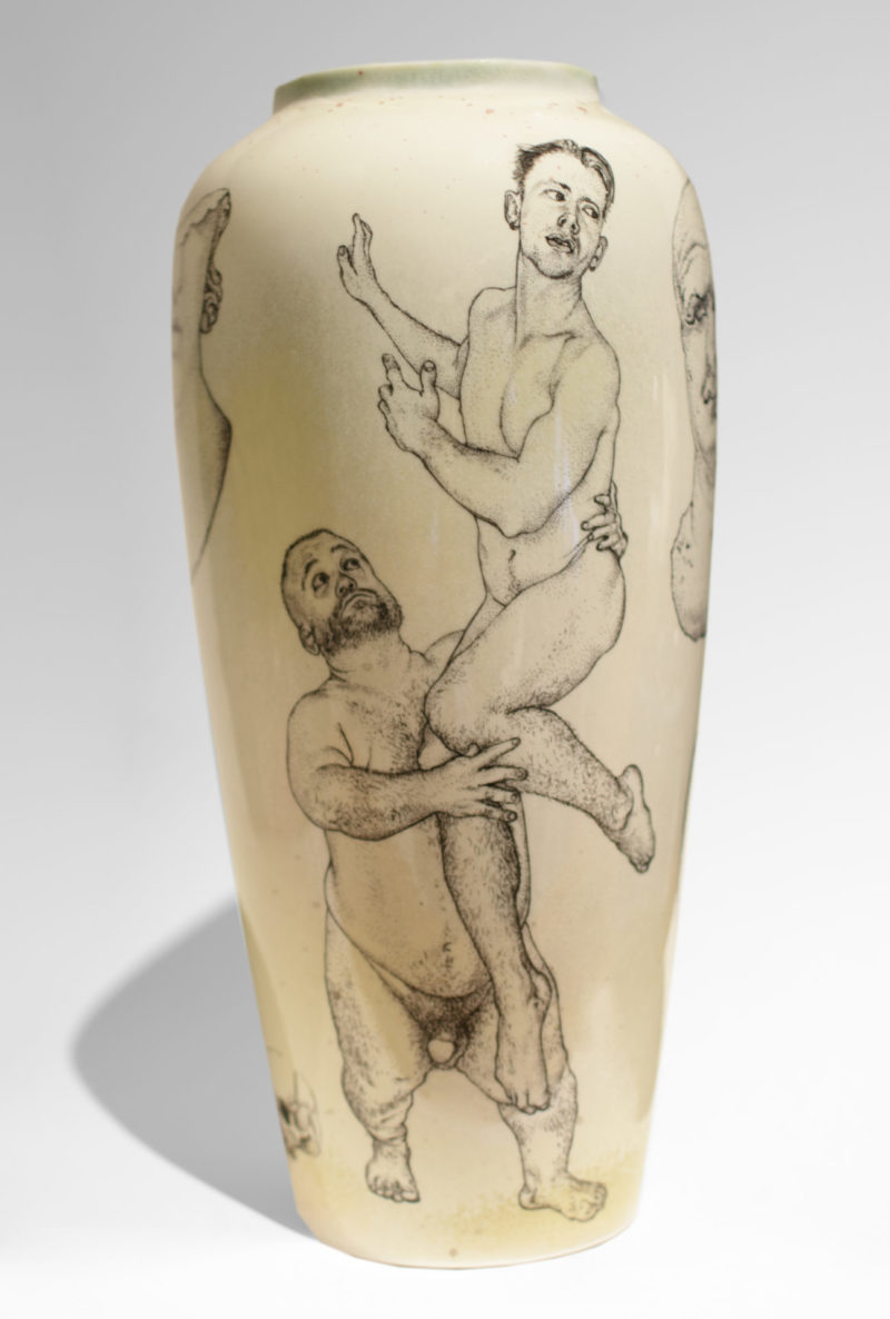 with Jingdezhen artisans 'The Rape of Proserpina'