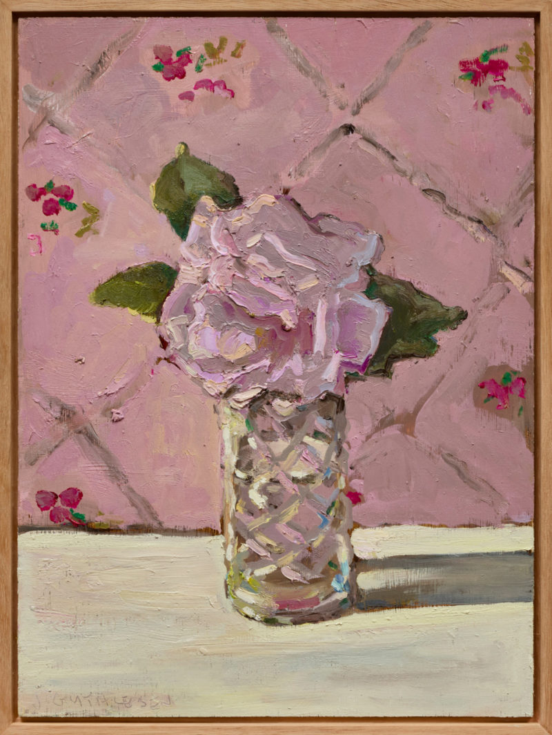 Pink Camellia and Floral Wallpaper