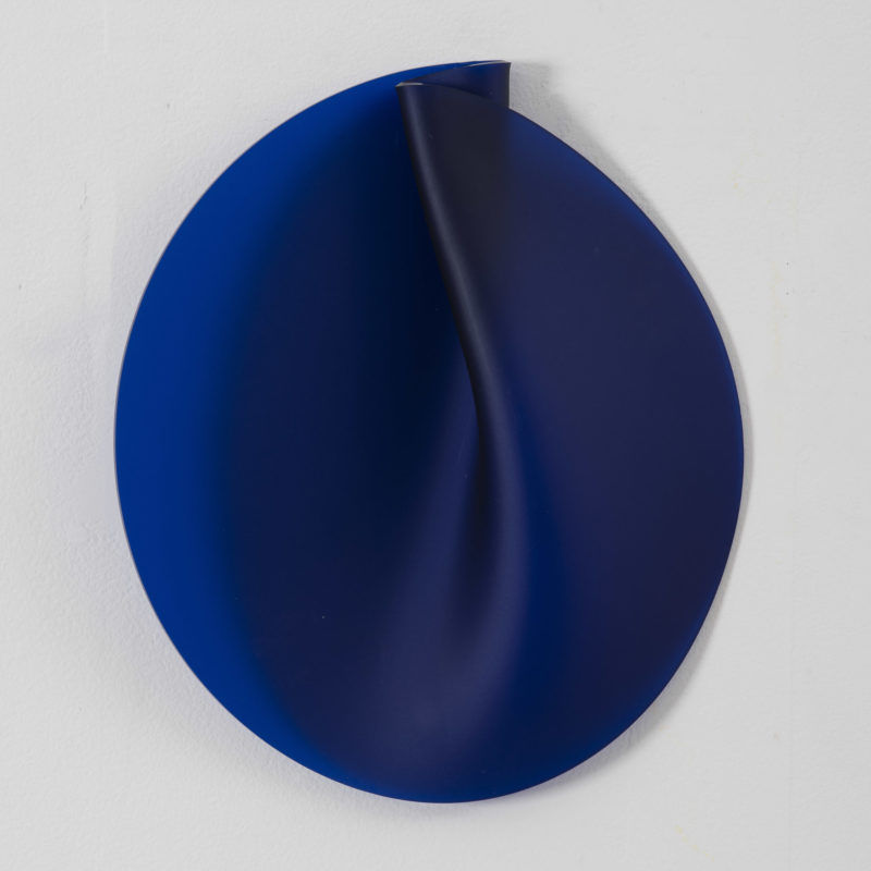 Extra Small Satin Sapphire Disc