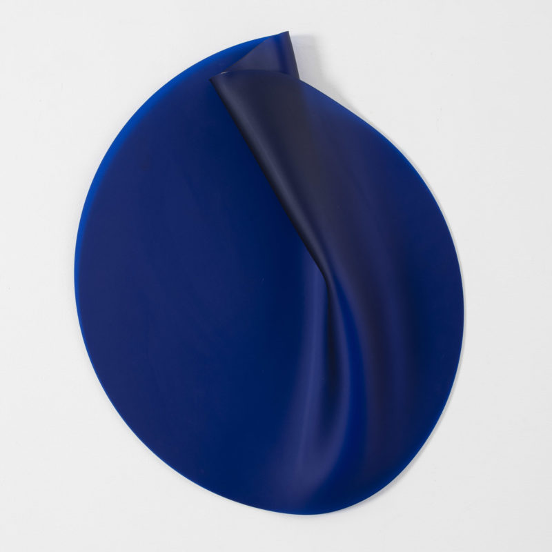 Small Satin Sapphire Disc