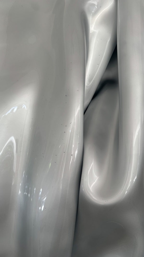 Abstract Fetish Large Silver Melted Rectangle - Image 2