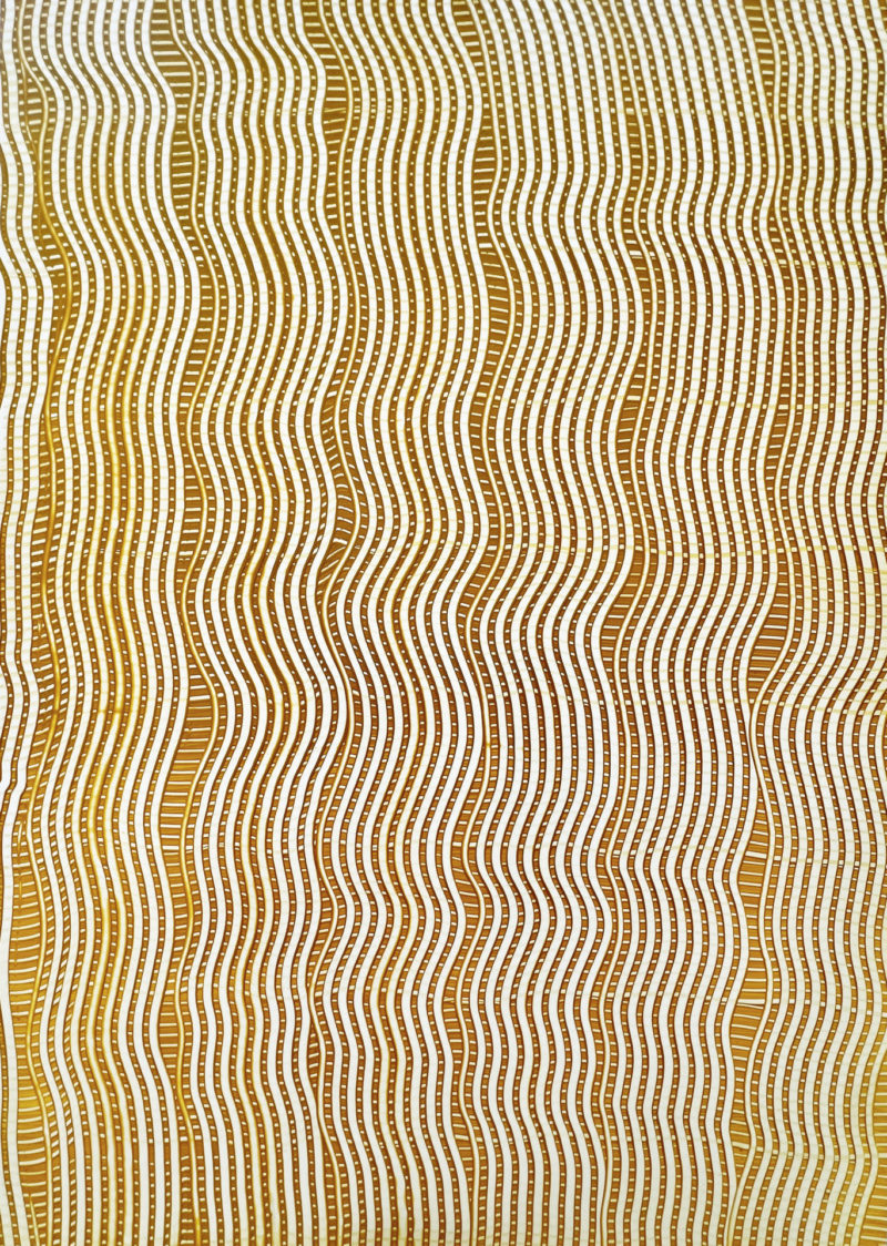 Yellow ochre brushstrokes