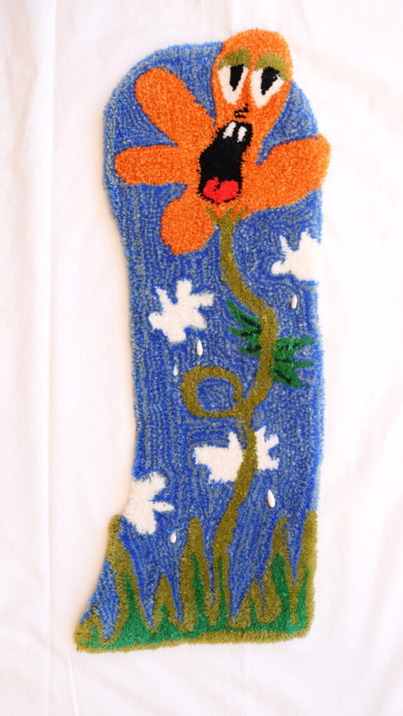 In the Garden Orange Bloom - In the Garden (Orange Bloom) - Lihnida Krstanoska-Blazeska .M Contemporary