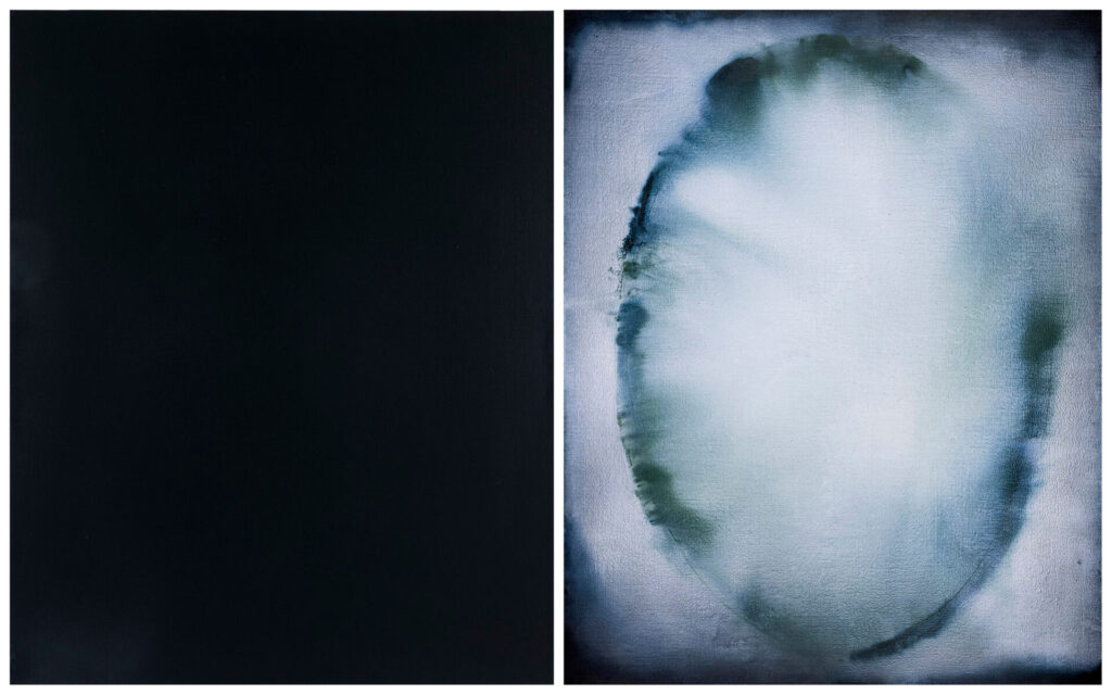 The Relationship of Two 2 - The Relationship of Two #2 (diptych) - Elefteria Vlavianos .M Contemporary